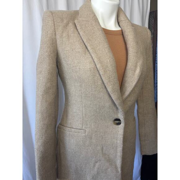 Zara Wool Blend Fitted Jacket - Size XS - Picture 3 of 13